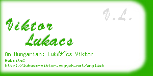 viktor lukacs business card